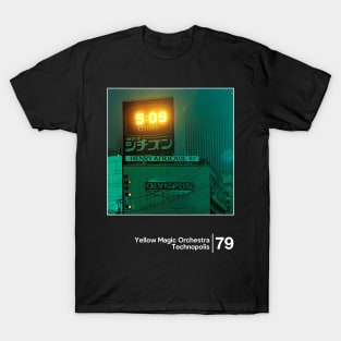 Yellow Magic Orchestra - Technopolis / Minimal Style Graphic Artwork Design T-Shirt